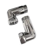 Соединение угловое 1"x1" гайка/штуцер, хром (пара)