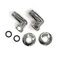 Соединение угловое 1"x3/4" гайка/штуцер, хром (пара)