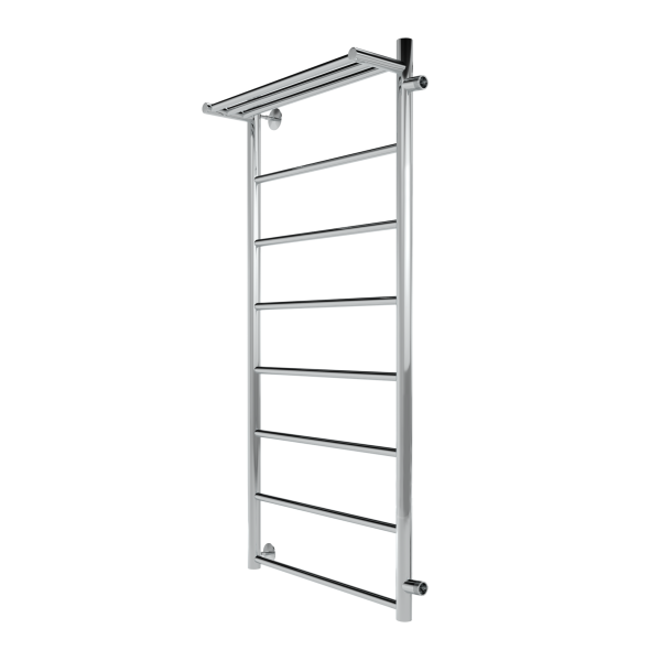  Line с полочкой, боковое подключение 110/40, Хром