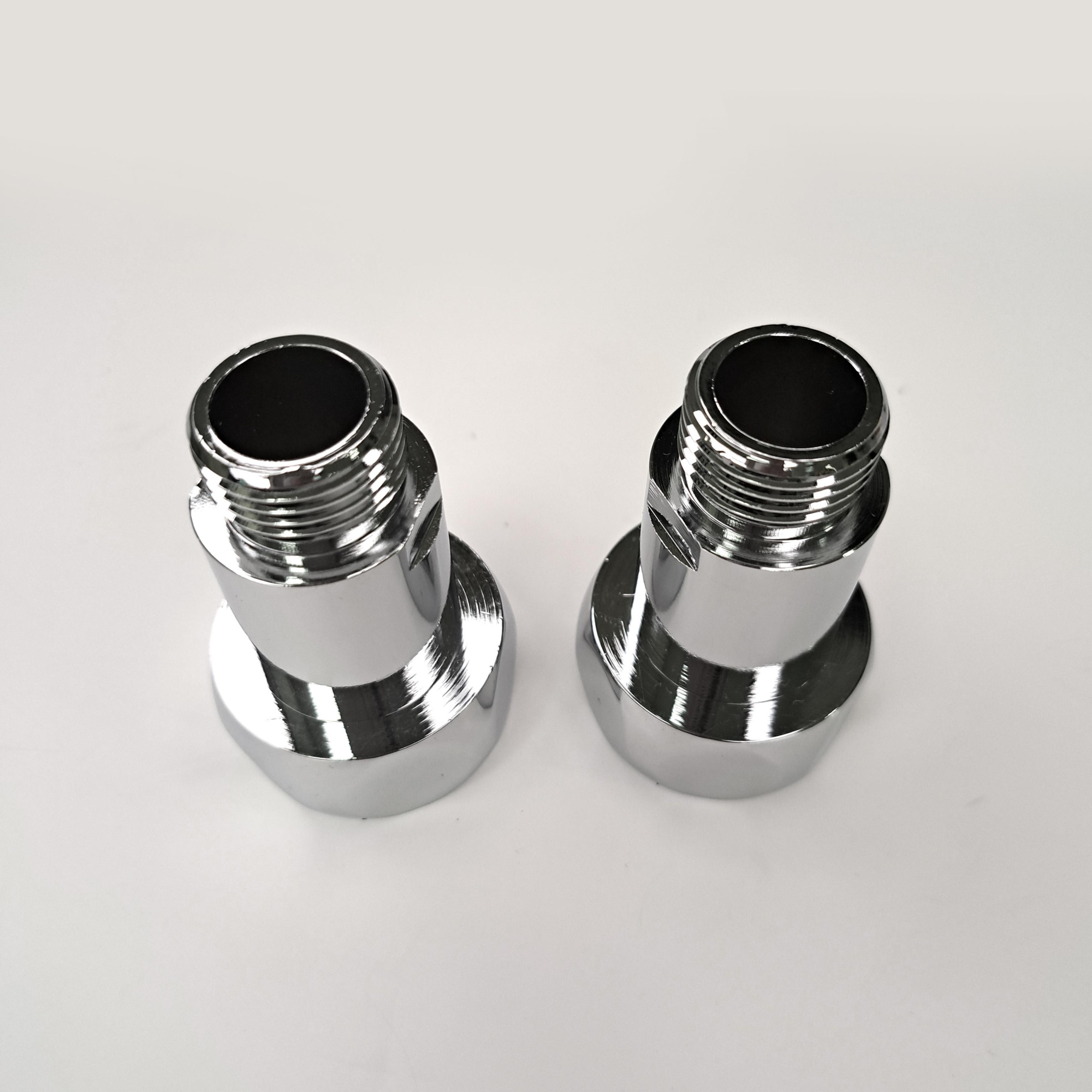 Изображение Соединение прямое 1"x1/2" гайка/штуцер, хром (пара)