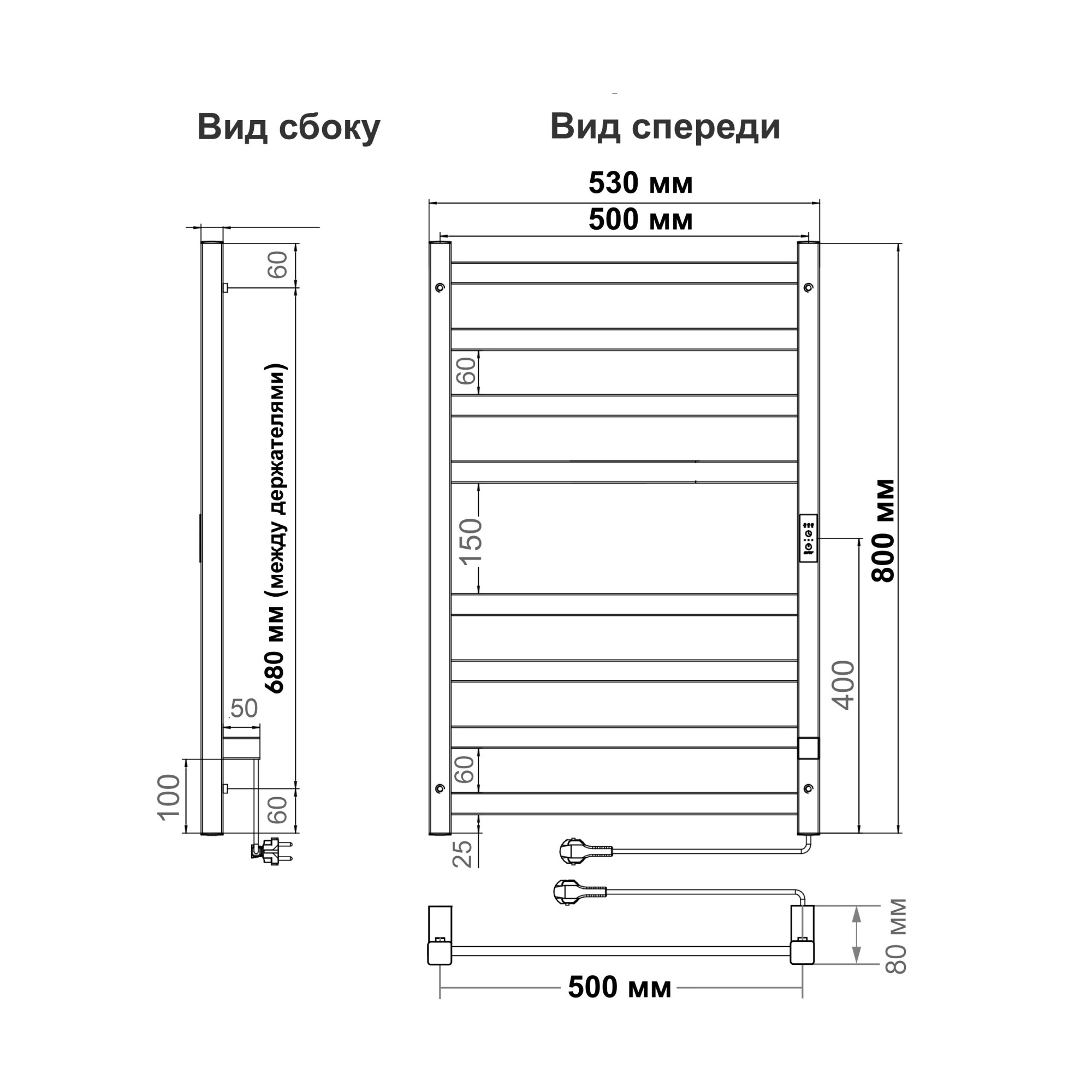 Oktava Slim 3 80-50 Полированный