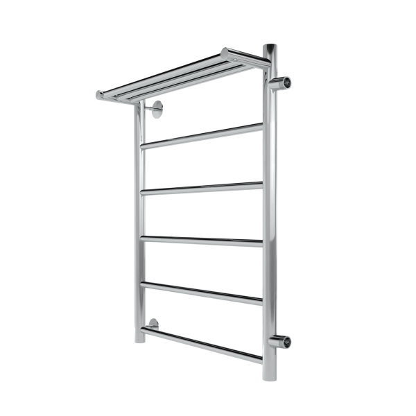 Line с полочкой, боковое подключение 70/50, Хром
