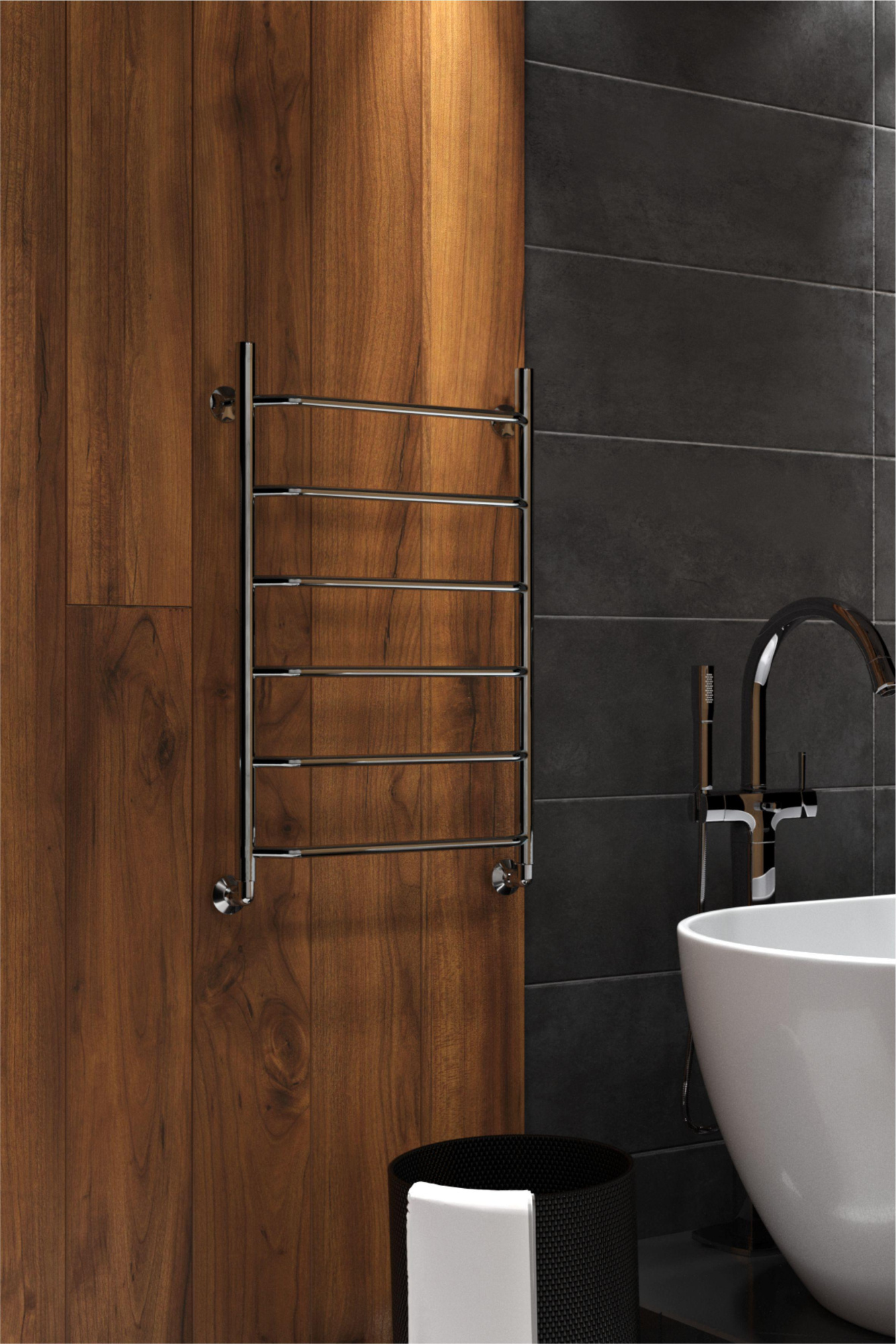 Полотенцесушитель Roof 80/50, Хром Полотенцесушитель Roof 80/50, Хром