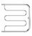 Фокстрот Standart с полочкой 50/50,  Хром Фокстрот Standart с полочкой 50/50,  Хром