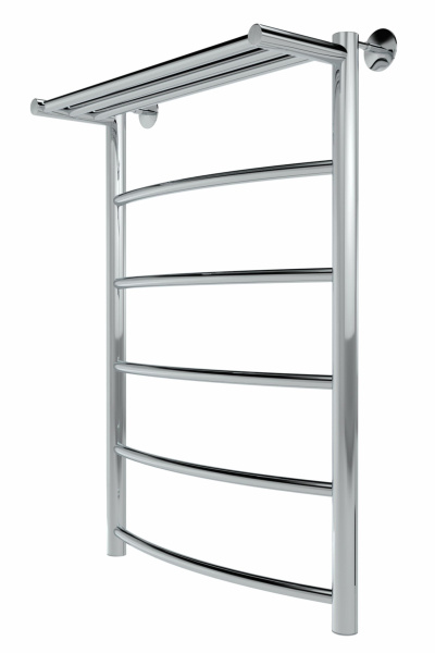 Полотенцесушитель Arc с полкой 80/50, Хром
