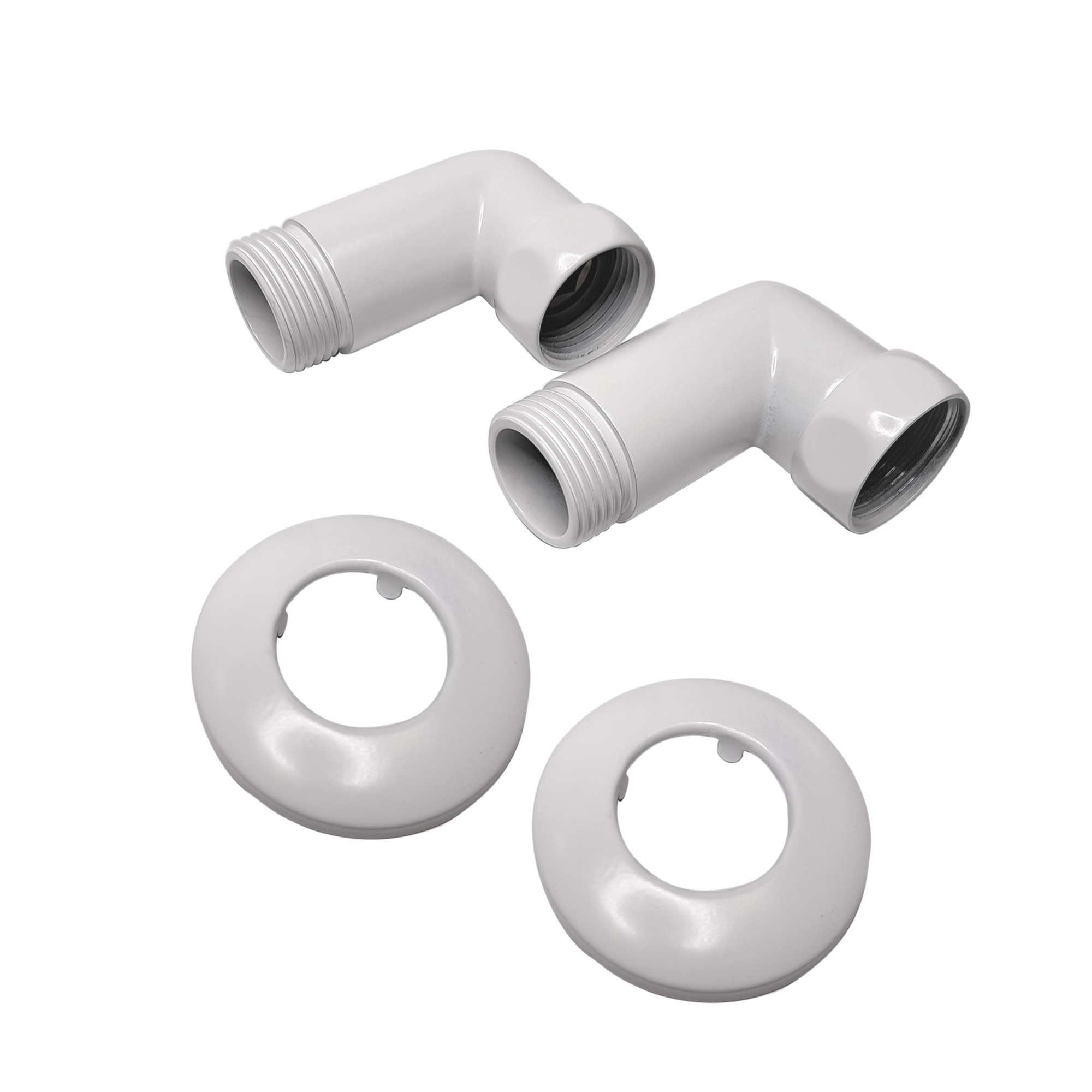 Изображение Соединение  углов. г/ш 1"х1", Белый матовый, (пара)