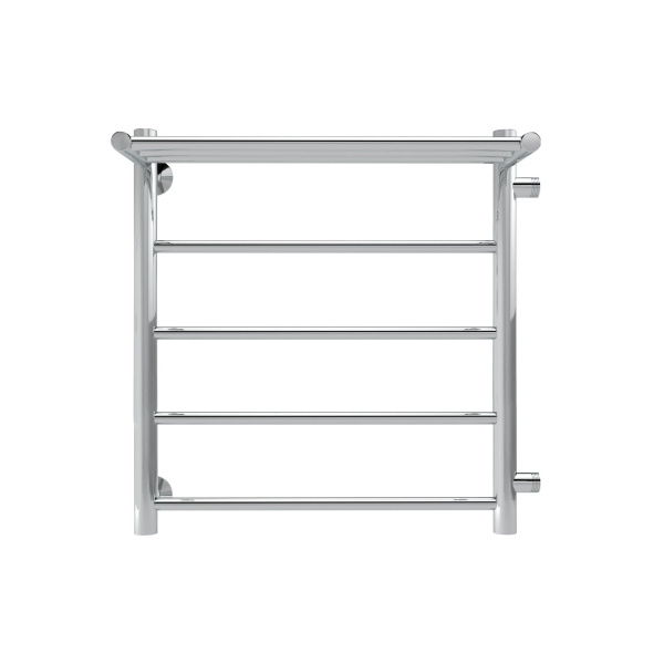 Line с полочкой, боковое подключение 60/50, Хром