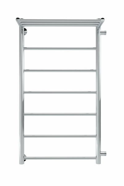 Line с полочкой, боковое подключение 90/50, Хром