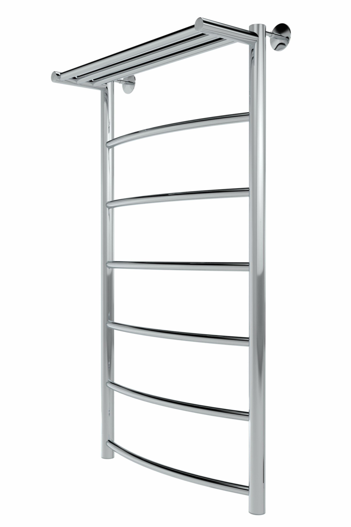 Полотенцесушитель Arc с полкой 100/50, Хром
