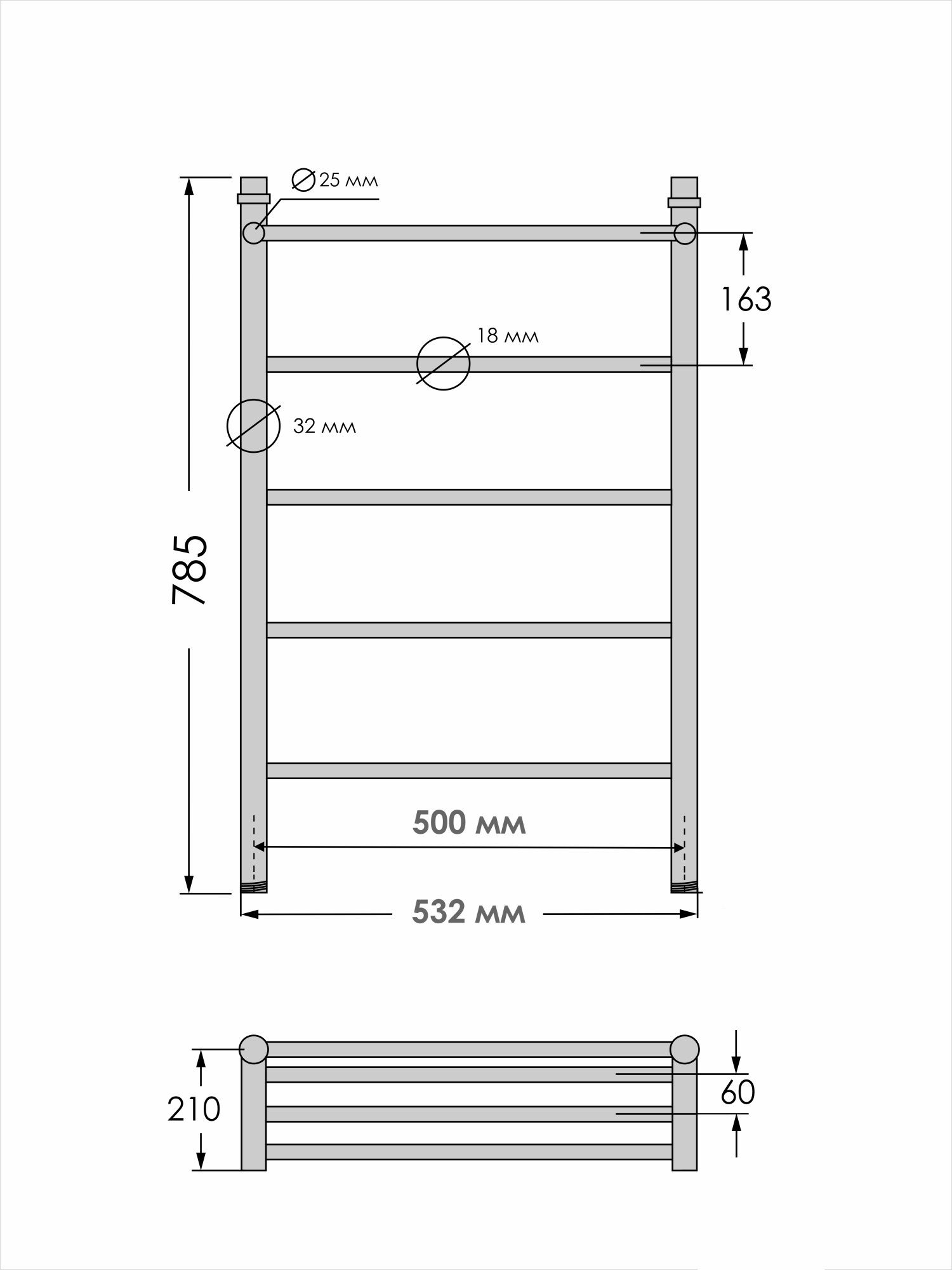 Line с полочкой 80/50, к-3, Золото