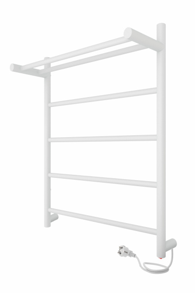 Полотенцесушитель Line с полкой 60/50 Белый матовый