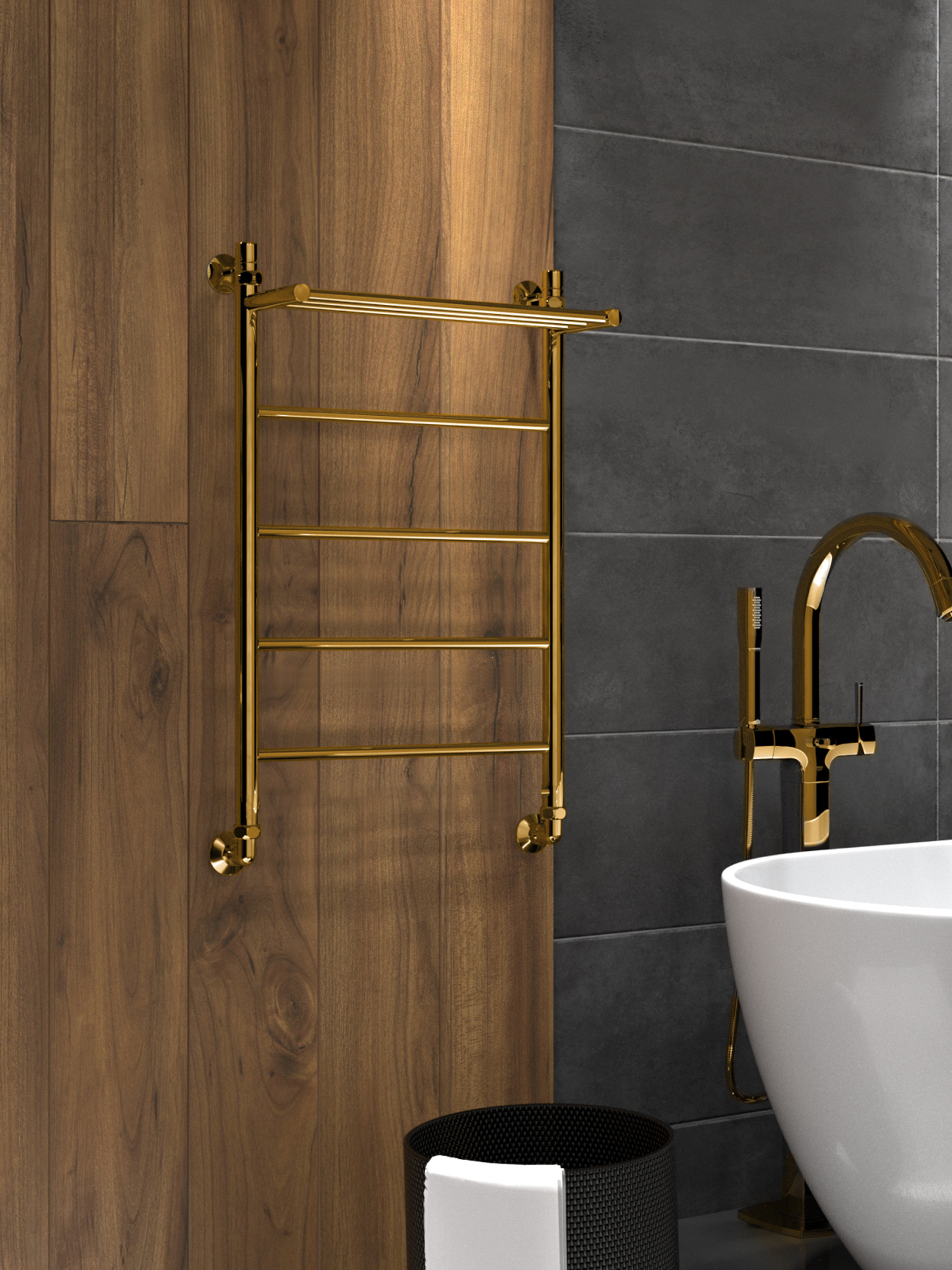 Line с полочкой 80/50, к-3, Золото