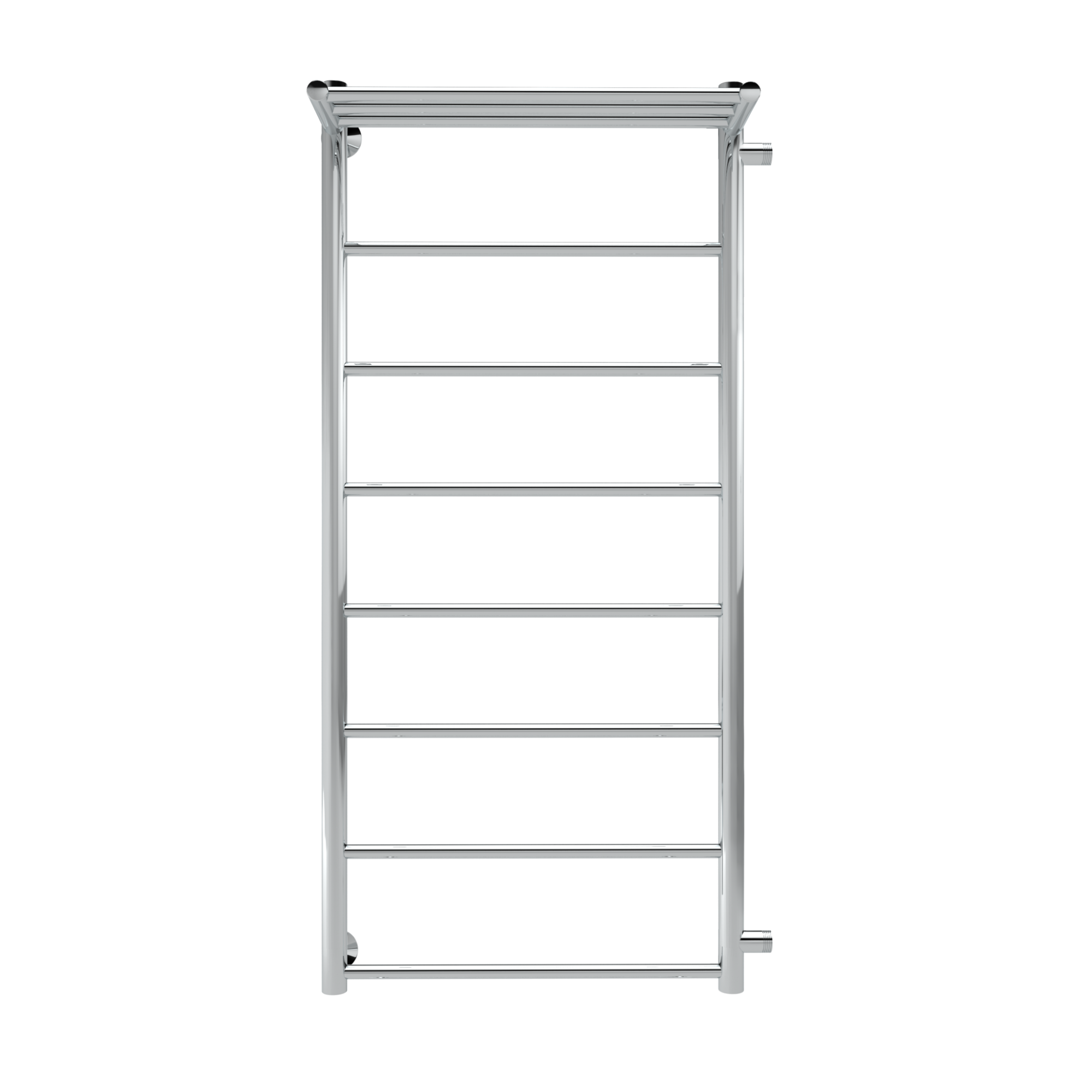  Line с полочкой, боковое подключение 110/40, Хром
