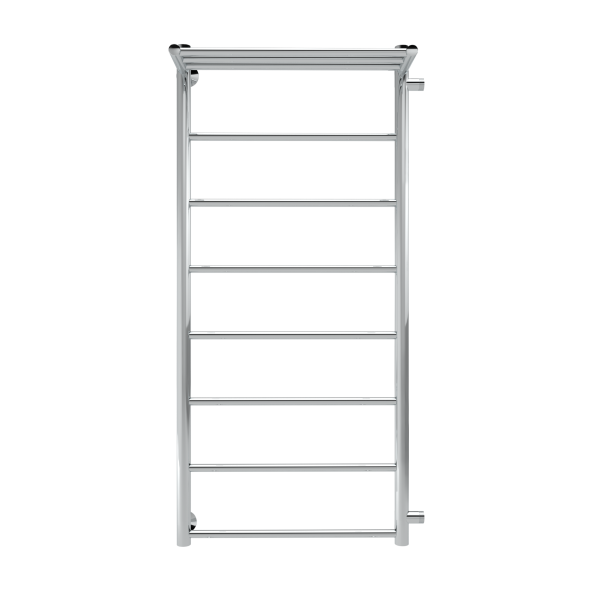  Line с полочкой, боковое подключение 110/40, Хром