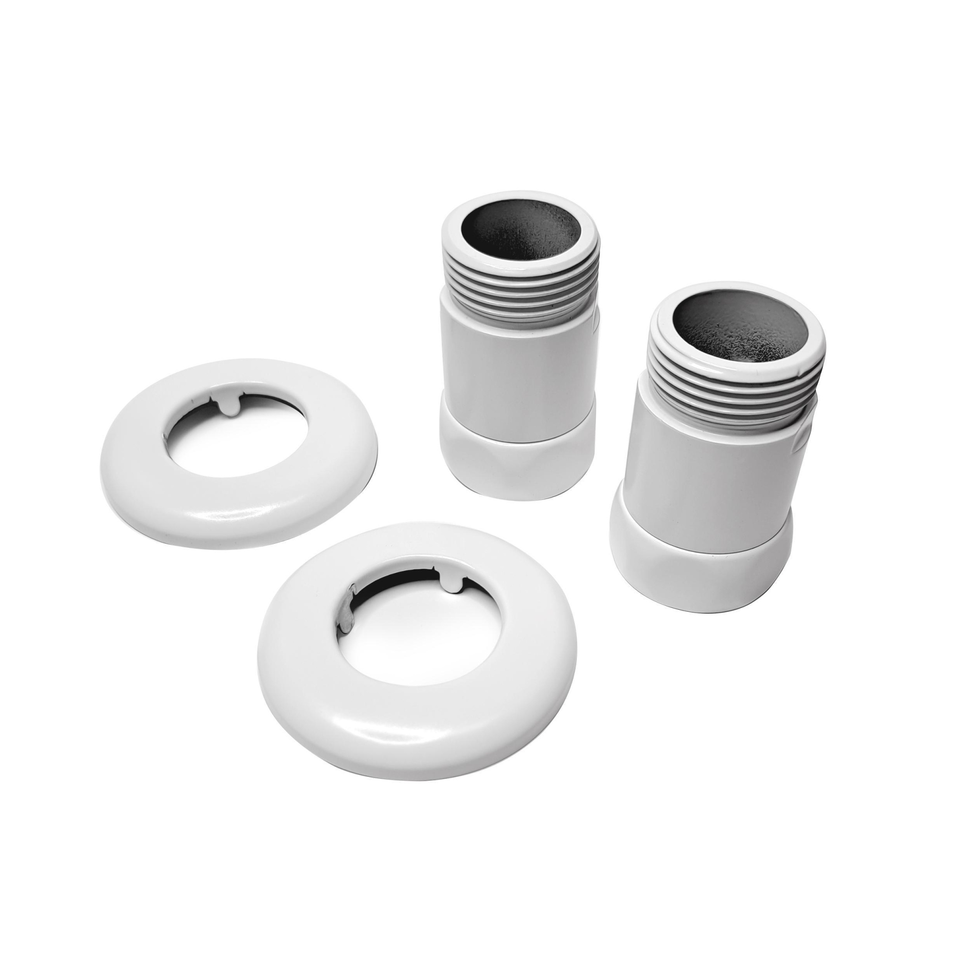 Изображение Соединение  прям. г/ш 1"х1", Белый матовый), (пара)