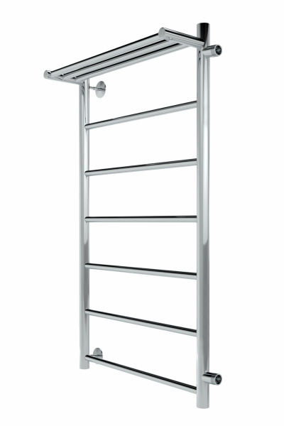 Line с полочкой, боковое подключение 90/40, Хром