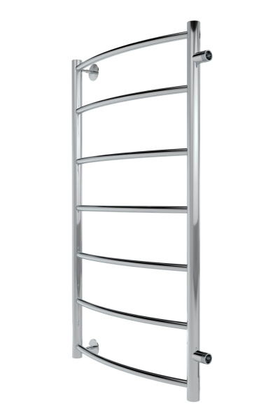 Arc, боковое подключение 90/50, Хром