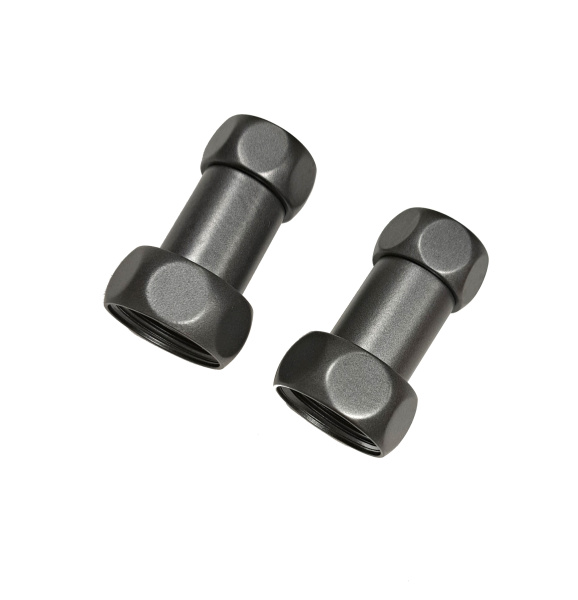 Изображение Соединение прямое 1"x3/4" гайка/гайка, Graphite Metallic (пара)