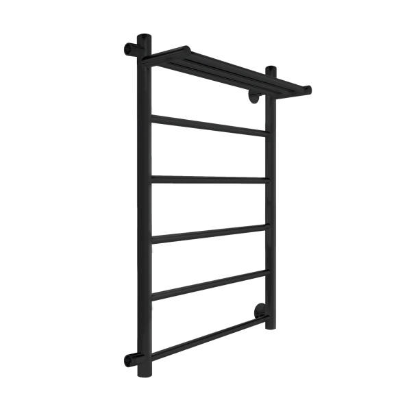 Line с полочкой, боковое подключение слева 70/40, к-2, Черный муар