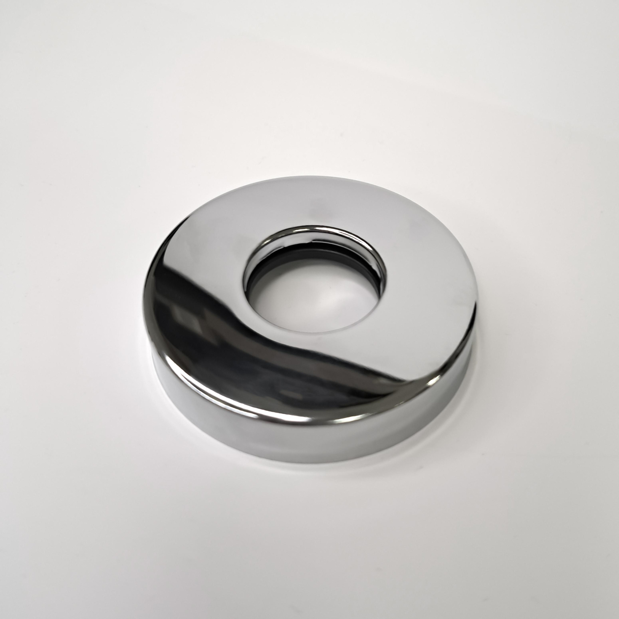 Изображение Вентиль круглый, угловой 1/2"х1/2" штуцер/штуцер, хром (пара)