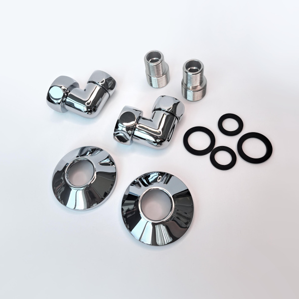 Изображение Комплект для полотенцесушителя К-3 (хром)