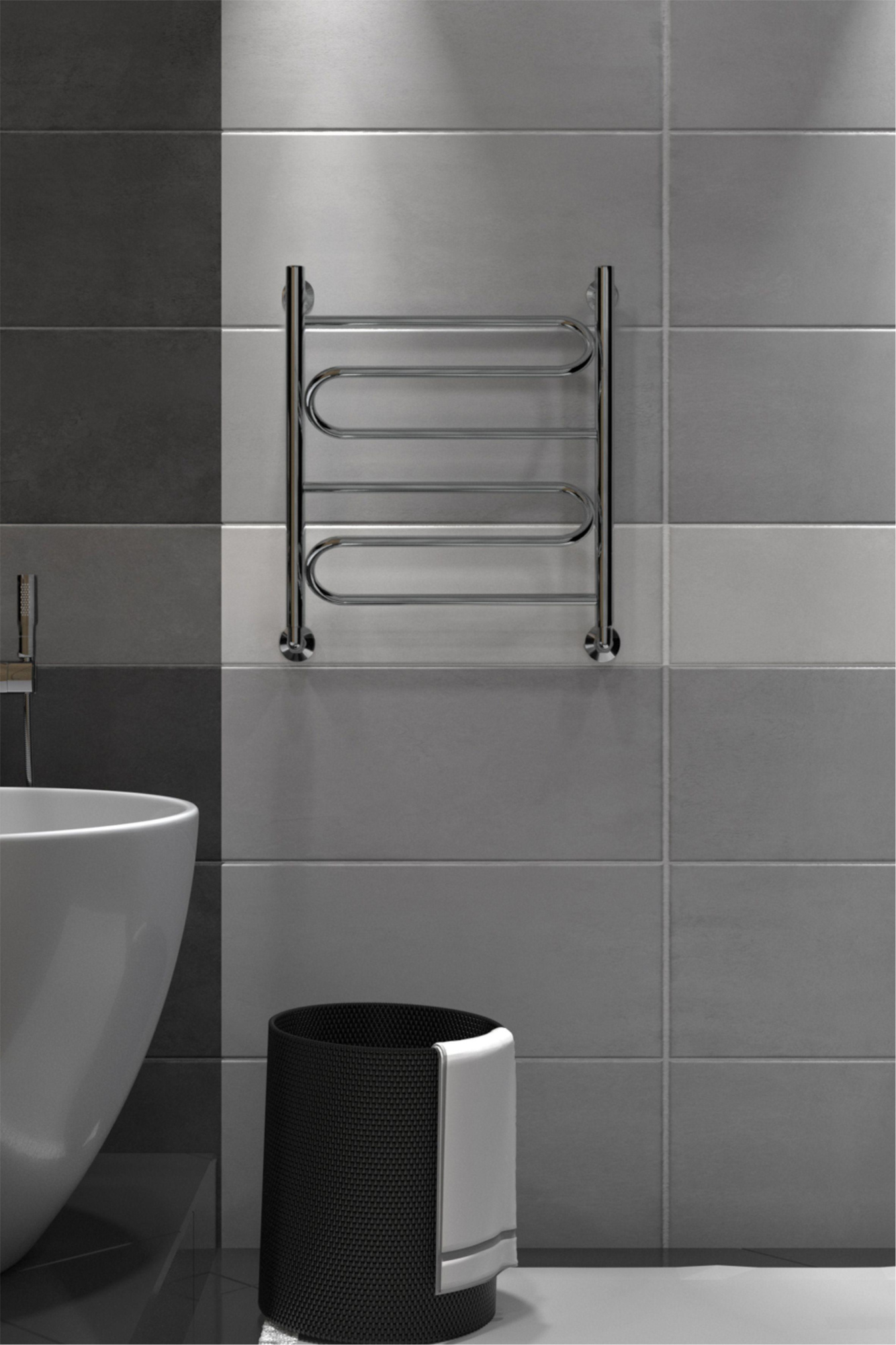 Полотенцесушитель Bend 60/40, Хром