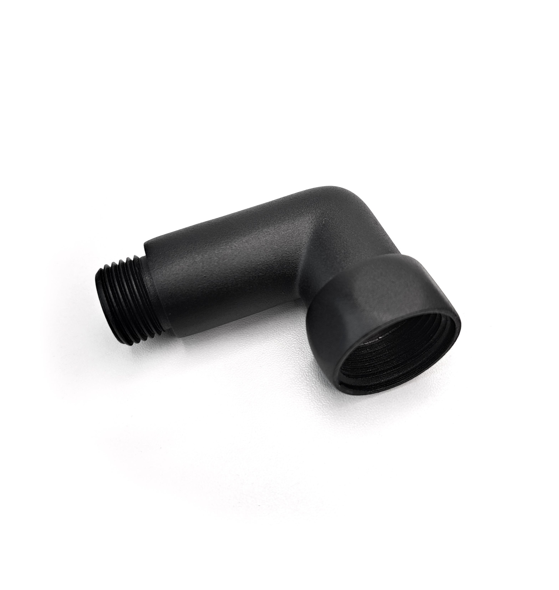 Изображение Соединение угловое 3/4"x1/2" гайка/штуцер, Черный Муар(пара)