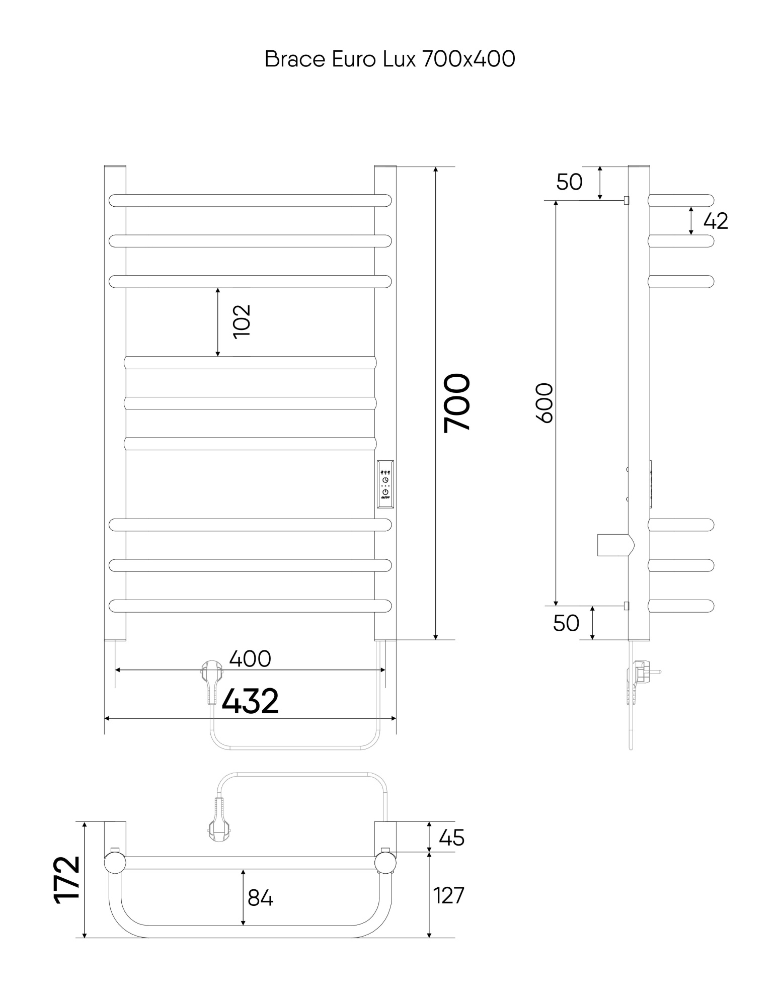 Brace Euro Lux 70-40 Черный муар Brace Euro Lux 70-40 Черный муар