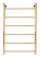 Полотенцесушитель Line 80/50, к-3, Золото