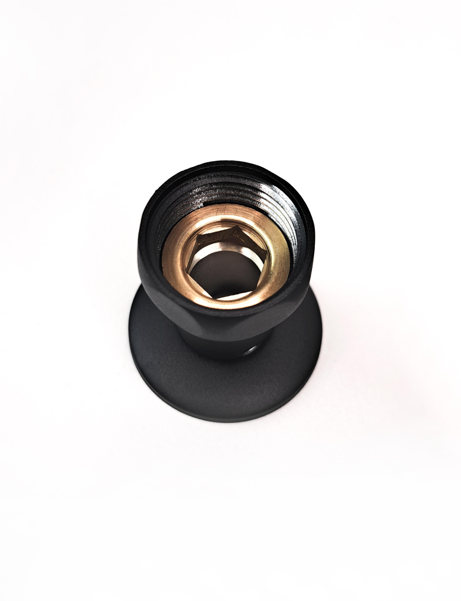 Изображение Соединение прямое 1"x3/4" гайка/штуцер, Черный Муар (пара)