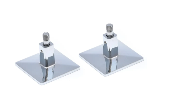 Изображение Держатель квадратный, без кольца, 1", хром