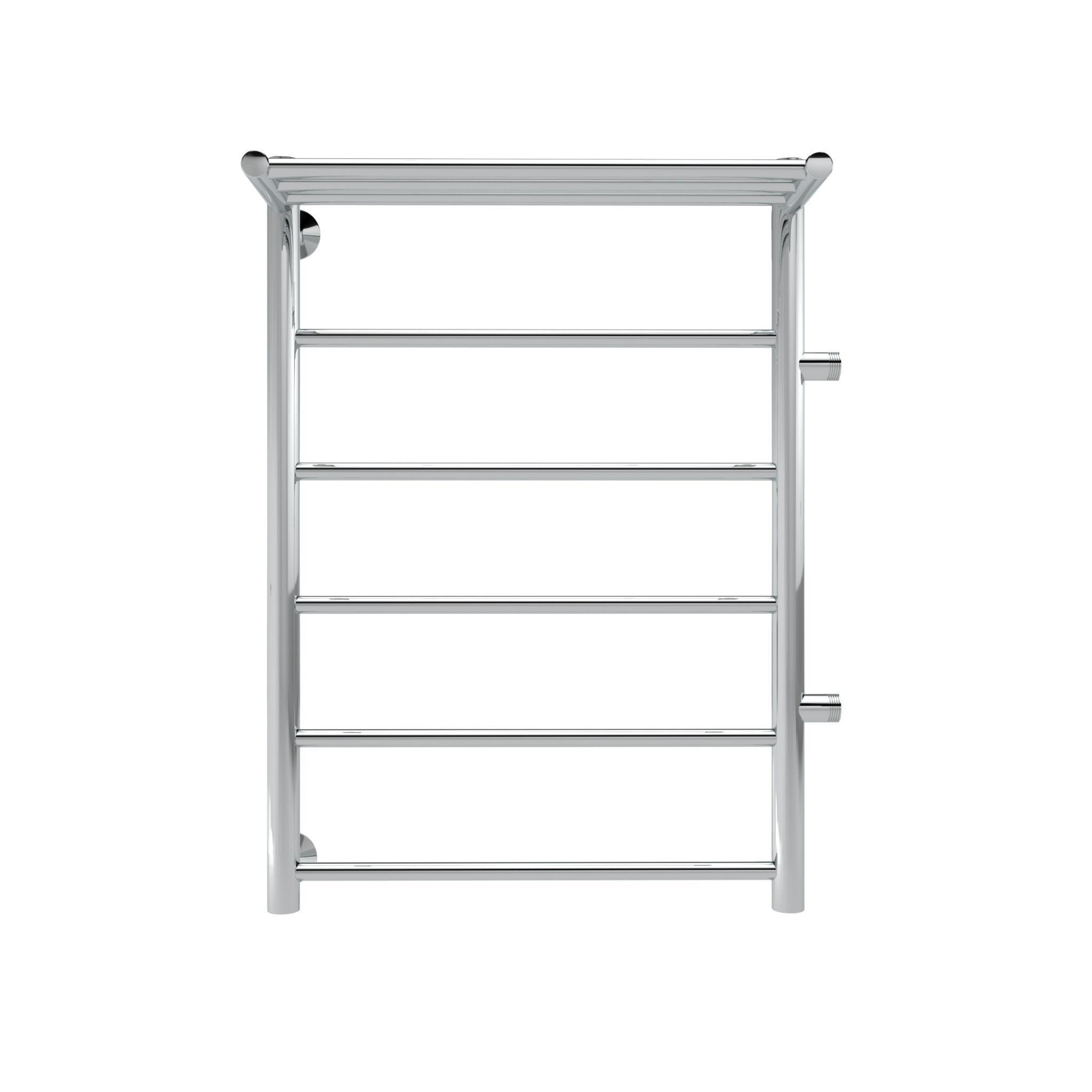 Line с полочкой, боковое подключение 80/50, Хром