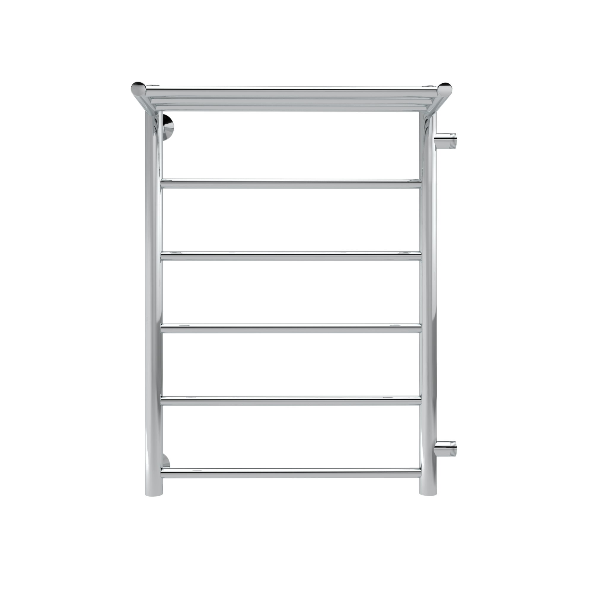 Line с полочкой, боковое подключение 70/50, Хром
