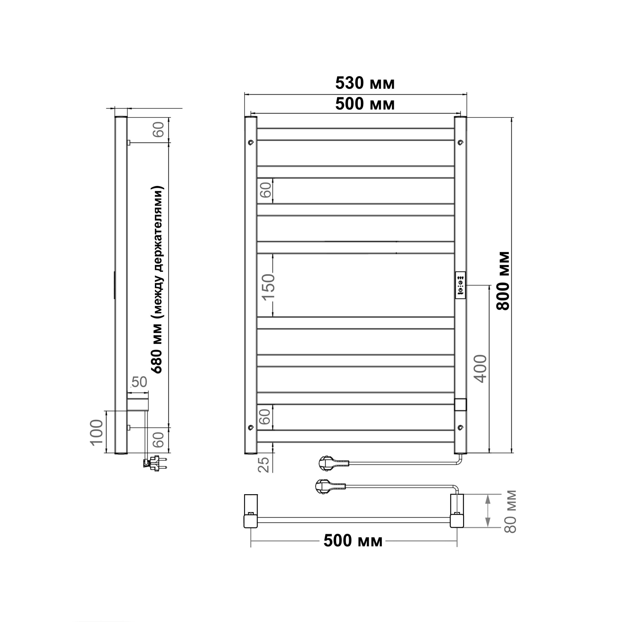 Oktava Slim 3 80/50 Graphite Metallic/ графитовый (серый)