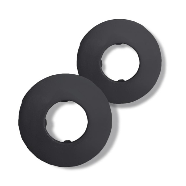 Изображение Соединение угловое 3/4"x1/2" гайка/штуцер, Magnetic Grey (пара)