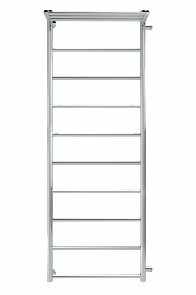 Line с полочкой, боковое подключение 130/60, Хром